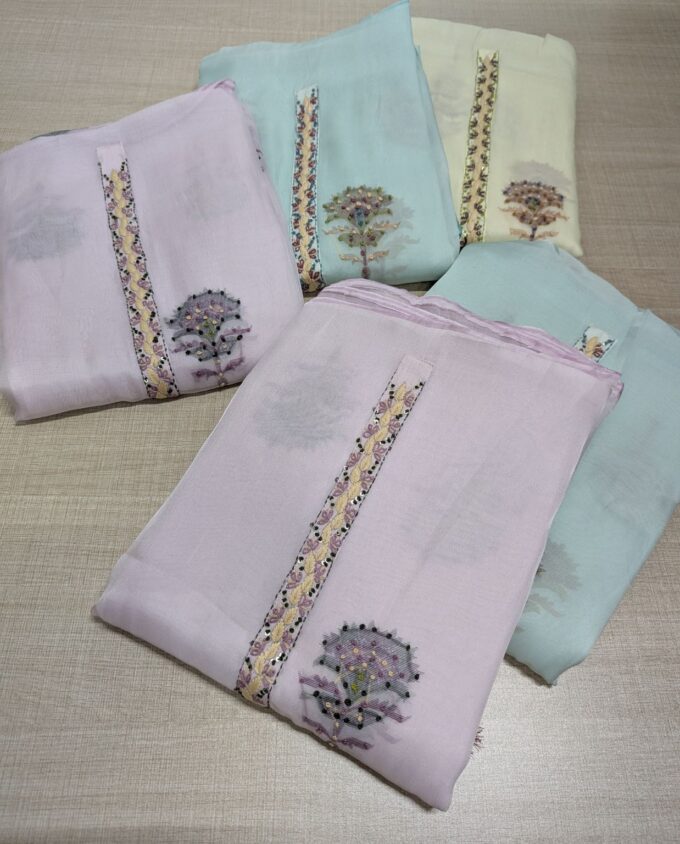 Hand Embroidered Jamdani Sets