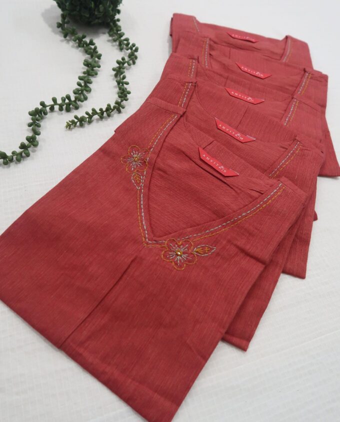 Hand Crafted Handloom Cotton Kurtis