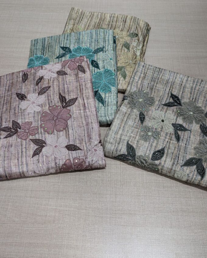Digital Printed Staple Silk Sets