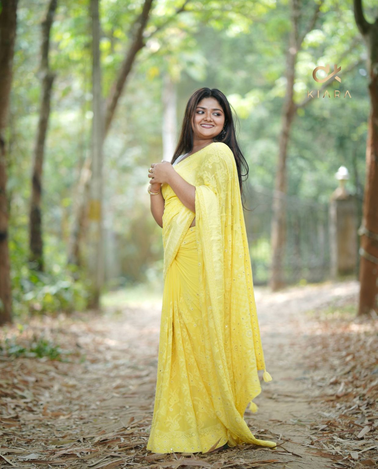 Chikankari Georgette Saree / KA207