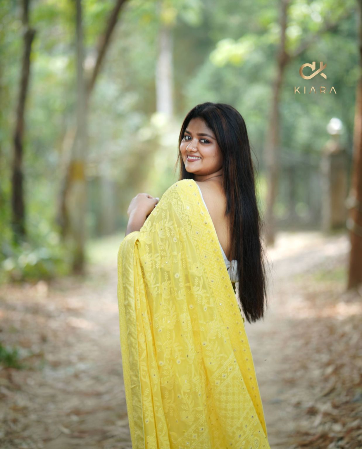 Chikankari Georgette Saree / KA207