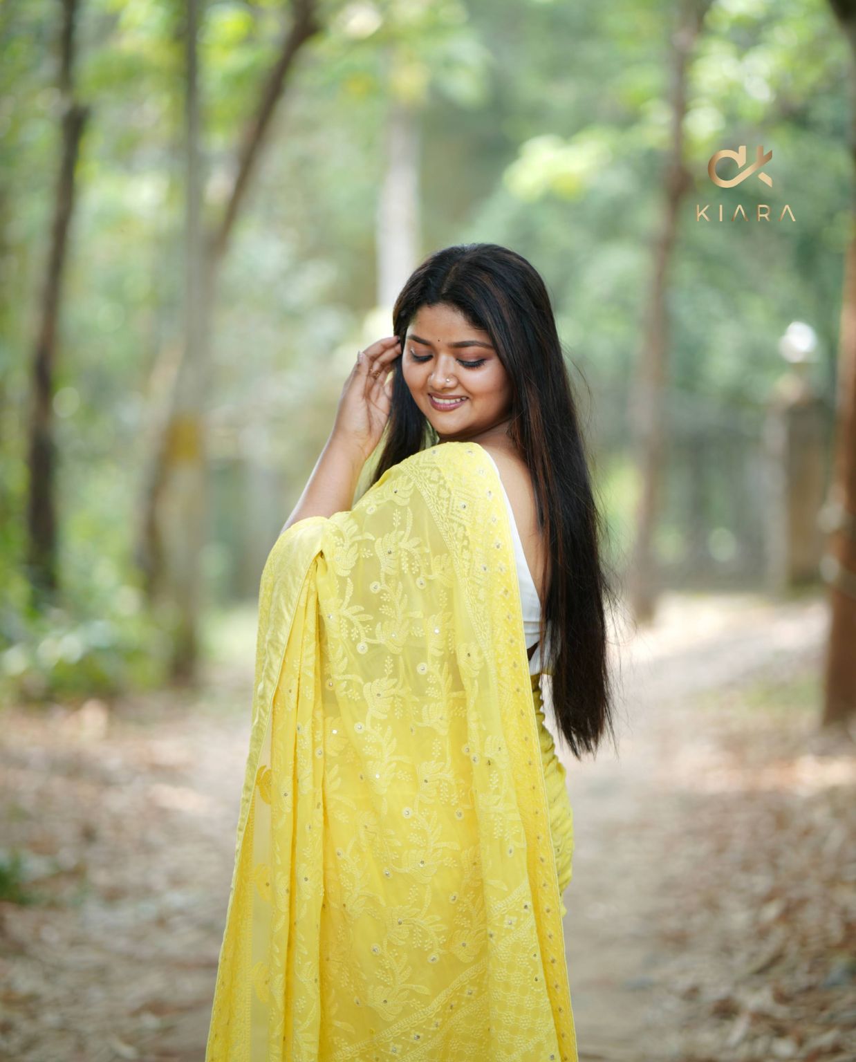 Chikankari Georgette Saree / KA207