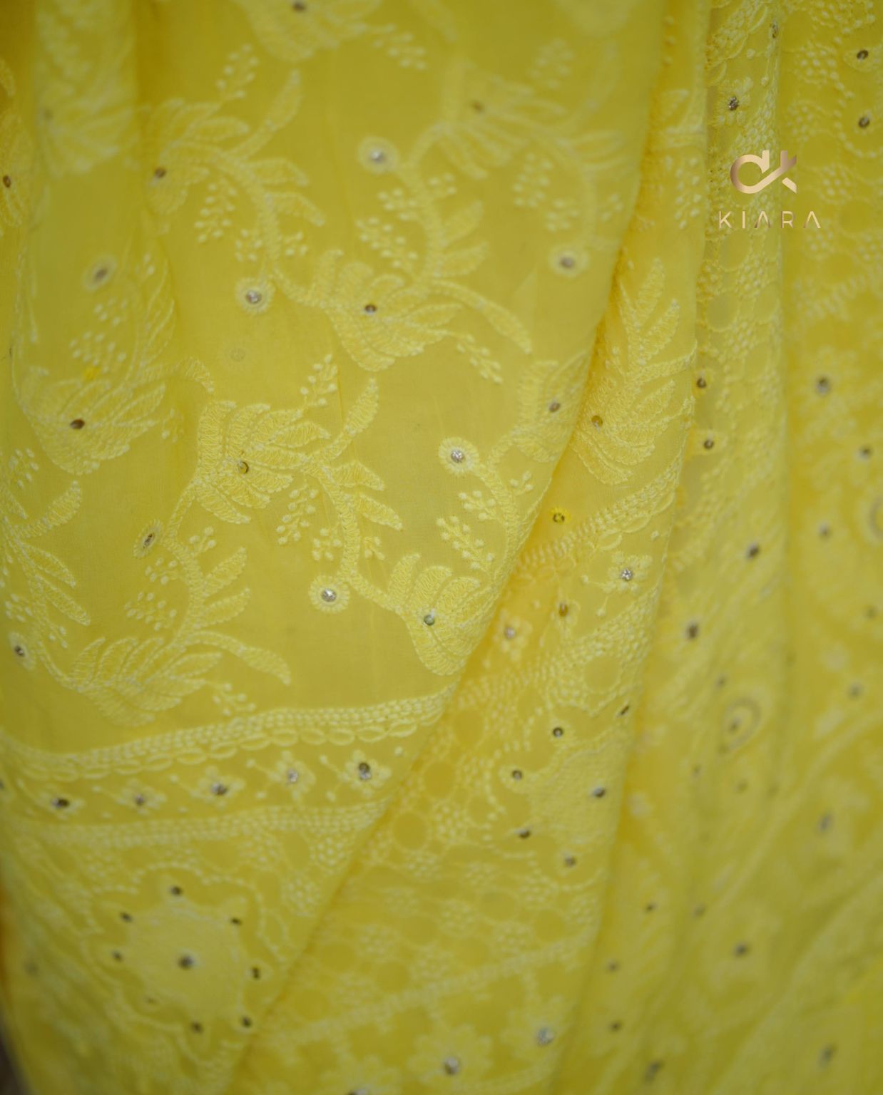 Chikankari Georgette Saree / KA207